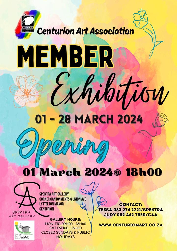 Centurion Arts Association Member Exhibition March 2024