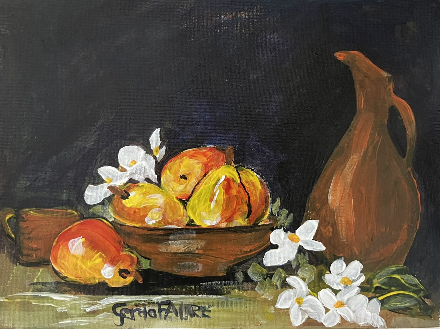 Still life with pears I