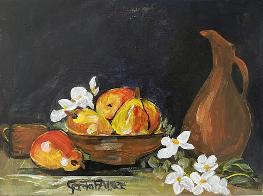 Still life with pears I