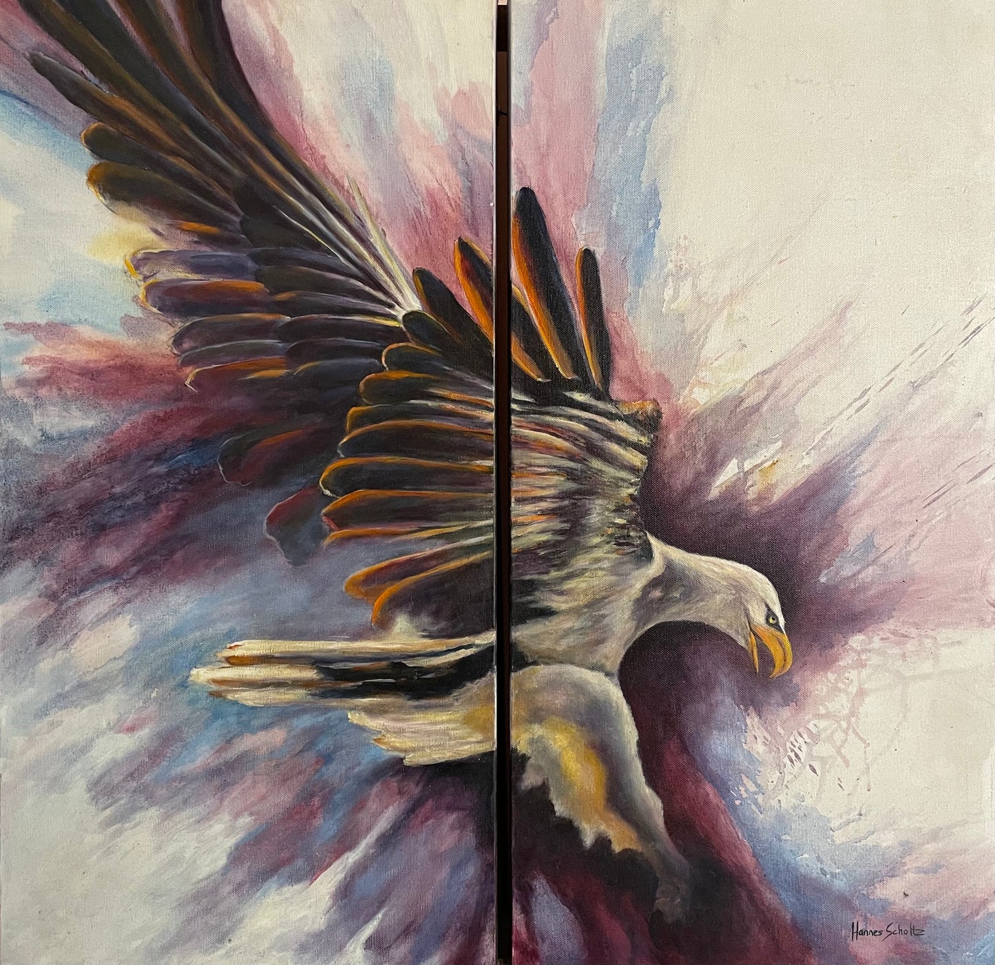 Arend diptiek (Afrikaans: Eagle diptych)