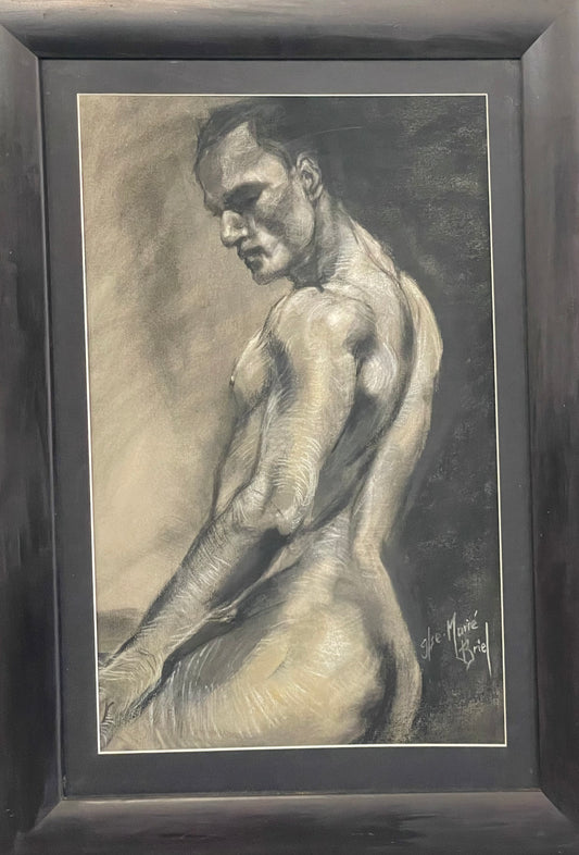 Charcoal life drawing