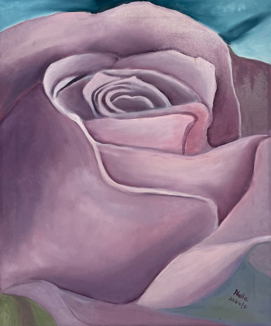 Pastel purple rose